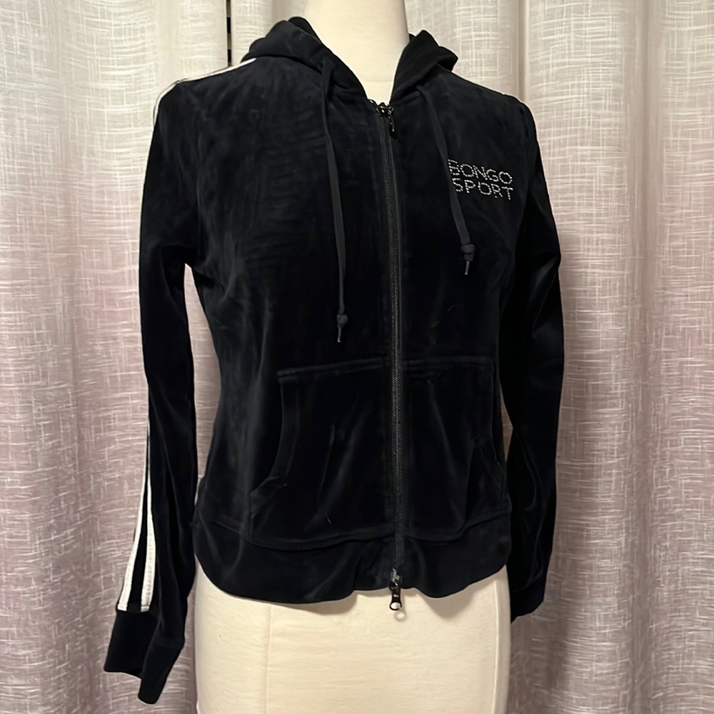 Vintage Bongo velour hoodie - Picture 1 of 7